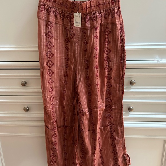 Pants - NWT Free People Come Over Printed Pants